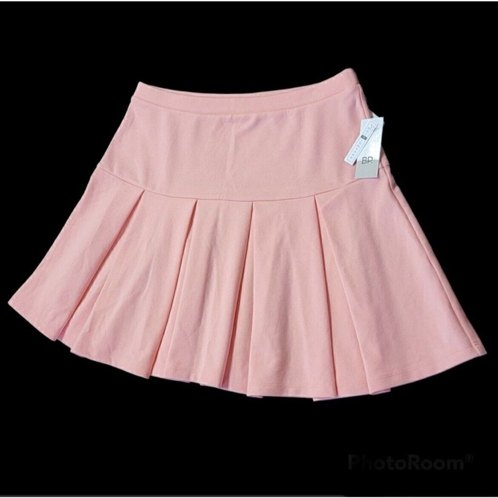 MWT Nordstrom BP. Pleated Tennis Mini Skirt XSMALL Pink Pudding - Picture 6 of 10